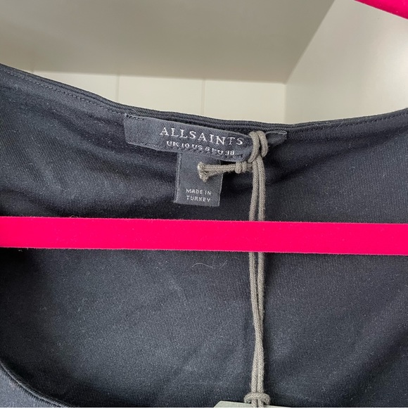 All Saints Black Long Sleeve Bodysuit - Picture 6 of 9